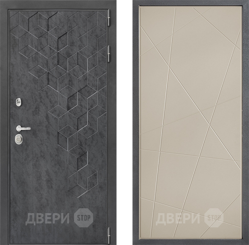 Входная металлическая Дверь Дверной континент ДК-3/713 ФЛ-655 Капучино в Подольск