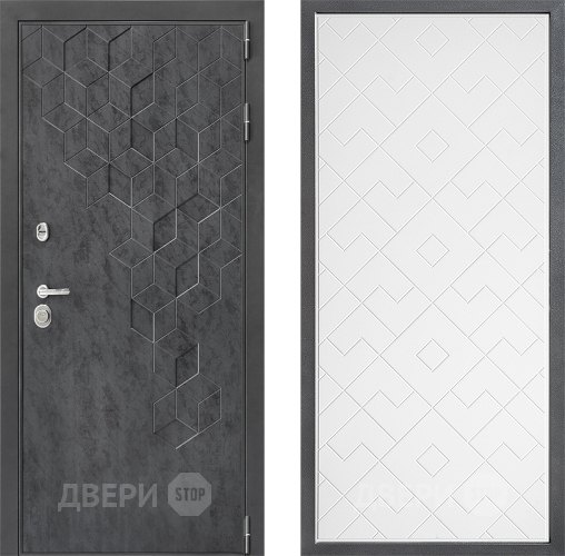 Дверь Дверной континент ДК-3/713 ФЛ-Тиффани Белый софт в Подольск