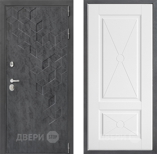 Входная металлическая Дверь Дверной континент ДК-3/713 ФЛ-617 Софт милк в Подольск