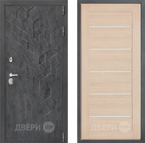 Входная металлическая Дверь Дверной континент ДК-3/713 ФЛ-46 Капучино в Подольск
