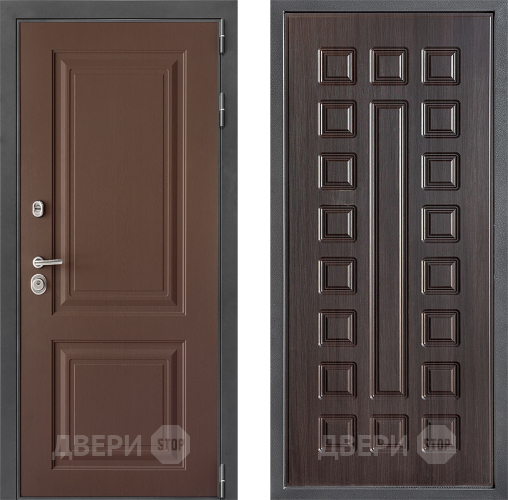 Входная металлическая Дверь Дверной континент ДК-3/729 ФЛ-183 Венге в Подольск