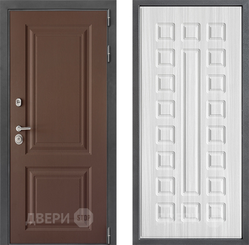 Входная металлическая Дверь Дверной континент ДК-3/729 ФЛ-183 Сандал белый в Подольск