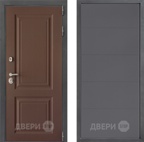 Входная металлическая Дверь Дверной континент ДК-3/729 ФЛ-649 Графит софт в Подольск