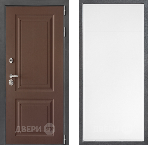 Входная металлическая Дверь Дверной континент ДК-3/729 ФЛ-649 Белый софт в Подольск