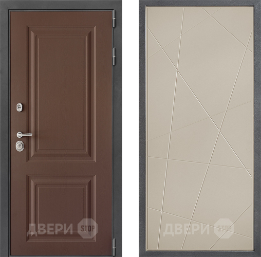 Входная металлическая Дверь Дверной континент ДК-3/729 ФЛ-655 Капучино в Подольск
