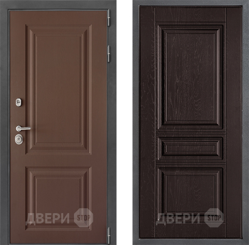 Входная металлическая Дверь Дверной континент ДК-3/729 ФЛ-243 Дуб шоколадный в Подольск