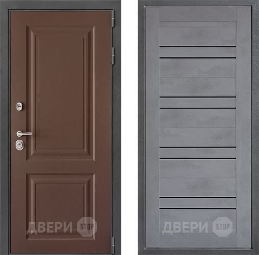 Дверь Дверной континент ДК-3/729 ФЛ-49 Бетон серый в Подольск