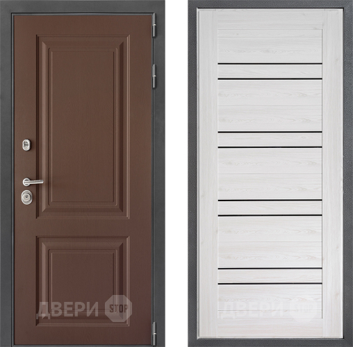 Входная металлическая Дверь Дверной континент ДК-3/729 ФЛ-49 Сосна белая в Подольск