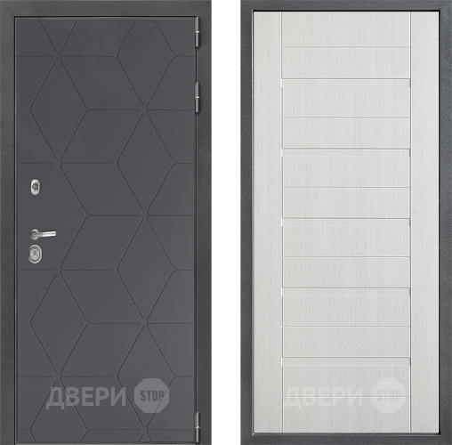 Входная металлическая Дверь Дверной континент ДК-3/744 ФЛ-70 Лиственница белая в Подольск