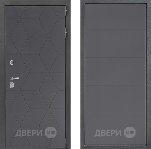 Входная металлическая Дверь Дверной континент ДК-3/744 ФЛ-649 Графит софт в Подольск