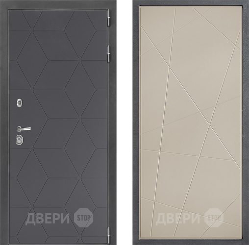 Входная металлическая Дверь Дверной континент ДК-3/744 ФЛ-655 Капучино в Подольск