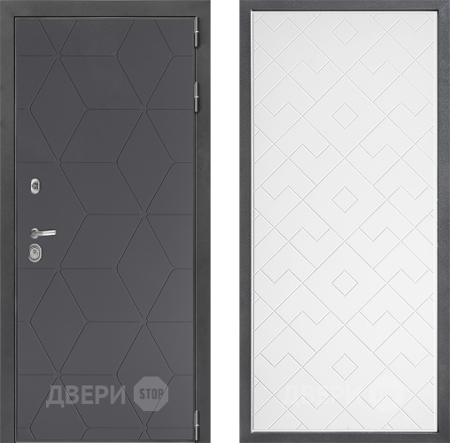 Дверь Дверной континент ДК-3/744 ФЛ-Тиффани Белый софт в Подольск