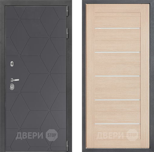 Входная металлическая Дверь Дверной континент ДК-3/744 ФЛ-46 Капучино в Подольск