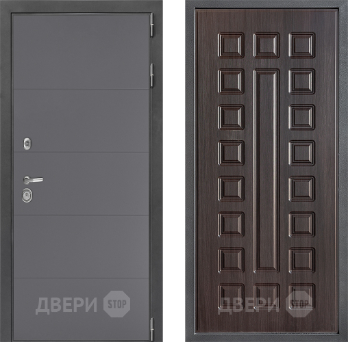 Входная металлическая Дверь Дверной континент ДК-3/649 ФЛ-183 Венге в Подольск