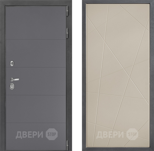Входная металлическая Дверь Дверной континент ДК-3/649 ФЛ-655 Капучино в Подольск