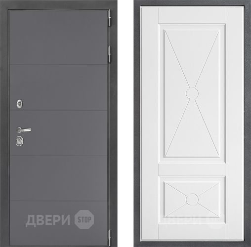 Входная металлическая Дверь Дверной континент ДК-3/649 ФЛ-617 Софт милк в Подольск