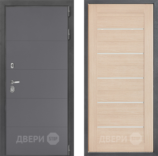 Входная металлическая Дверь Дверной континент ДК-3/649 ФЛ-46 Капучино в Подольск