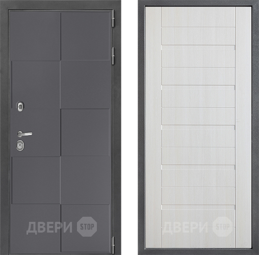 Входная металлическая Дверь Дверной континент ДК-3/606 ФЛ-70 Лиственница белая в Подольск