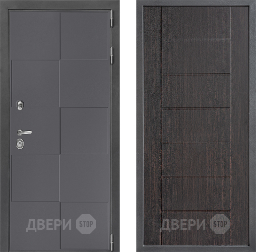 Входная металлическая Дверь Дверной континент ДК-3/606 ФЛ-Лайн Венге в Подольск