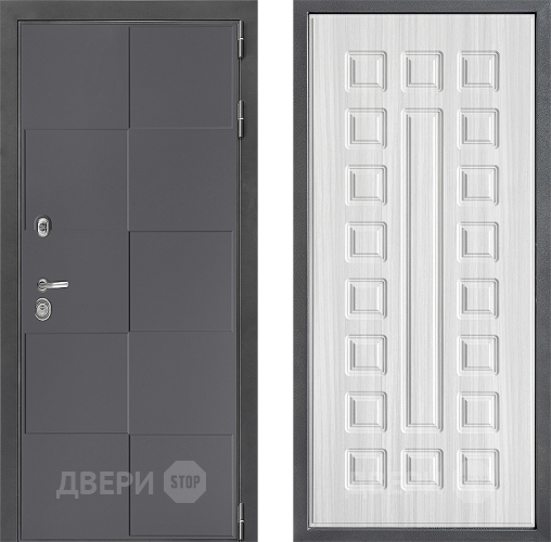 Входная металлическая Дверь Дверной континент ДК-3/606 ФЛ-183 Сандал белый в Подольск