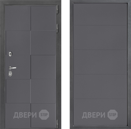 Входная металлическая Дверь Дверной континент ДК-3/606 ФЛ-649 Графит софт в Подольск