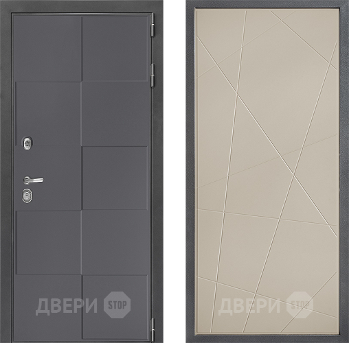 Входная металлическая Дверь Дверной континент ДК-3/606 ФЛ-655 Капучино в Подольск
