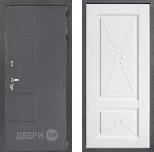 Входная металлическая Дверь Дверной континент ДК-3/606 ФЛ-617 Софт милк в Подольск