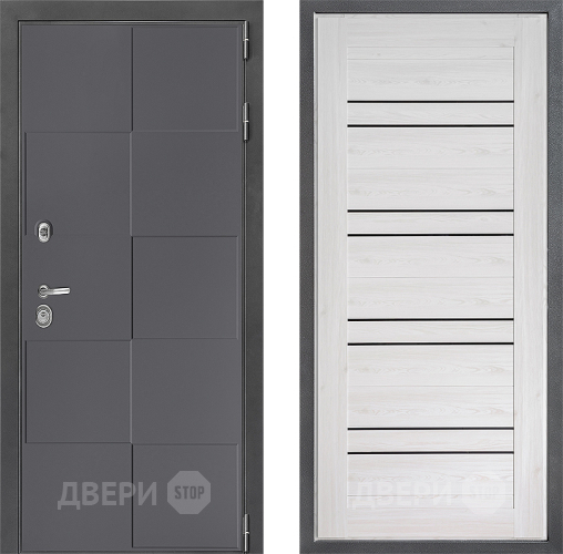 Входная металлическая Дверь Дверной континент ДК-3/606 ФЛ-49 Сосна белая в Подольск