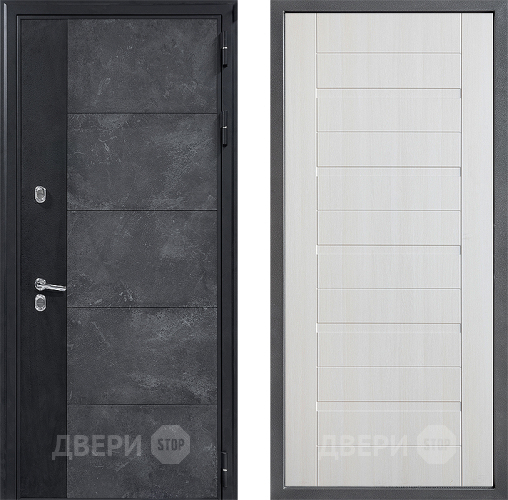 Входная металлическая Дверь Дверной континент ДК-15 Бетон ТЕРМО ФЛ-70 Лиственница белая в Подольск