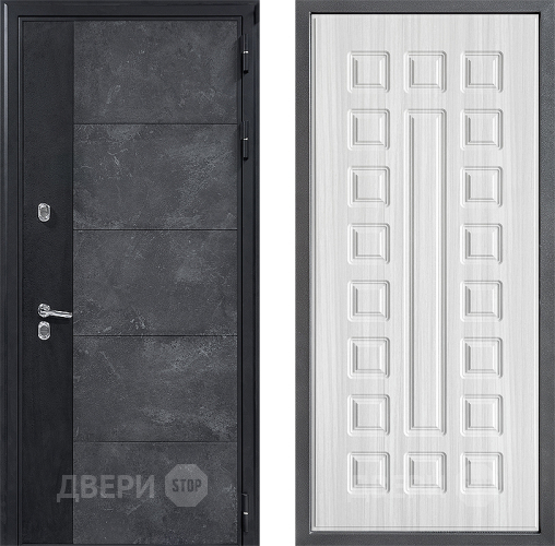 Входная металлическая Дверь Дверной континент ДК-15 Бетон ТЕРМО ФЛ-183 Сандал белый в Подольск