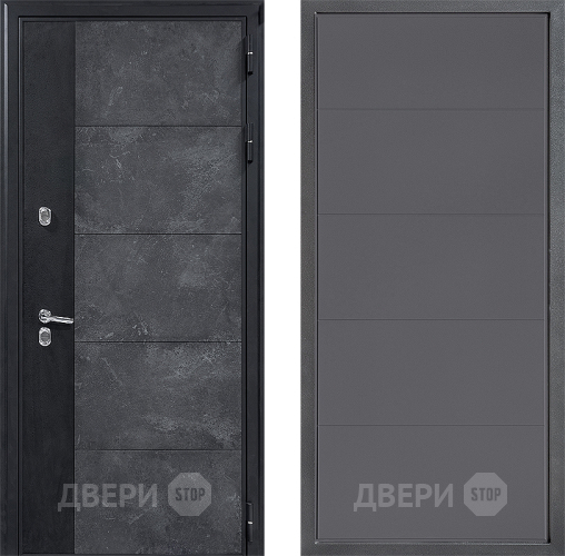 Дверь Дверной континент ДК-15 Бетон ТЕРМО ФЛ-649 Графит софт в Подольск