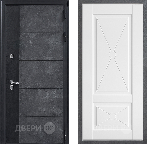 Входная металлическая Дверь Дверной континент ДК-15 Бетон ТЕРМО ФЛ-617 Софт милк в Подольск