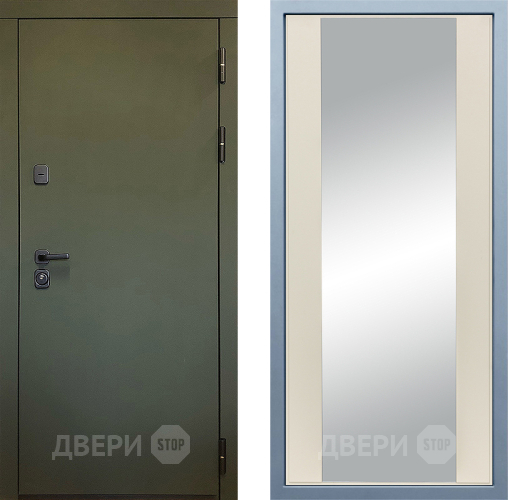 Входная металлическая Дверь Дива МД-61 Д-15 Зеркало Шампань в Подольск