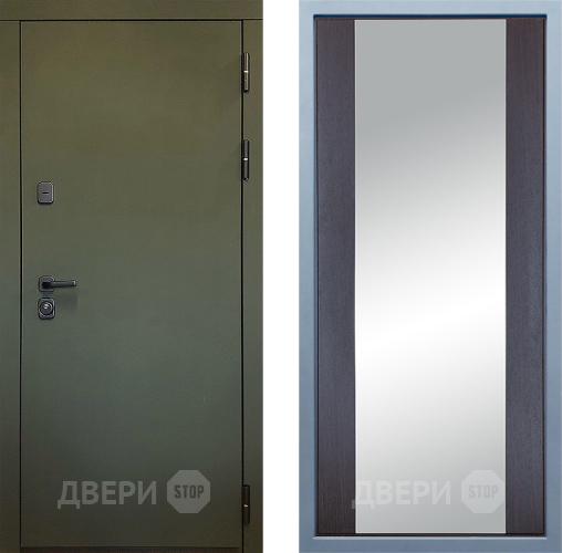Входная металлическая Дверь Дива МД-61 Д-15 Зеркало Венге в Подольск