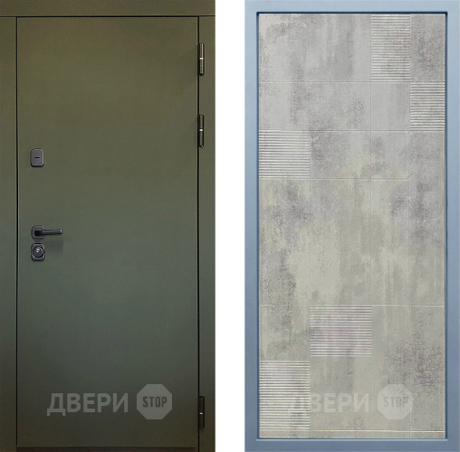 Входная металлическая Дверь Дива МД-61 Д-4 Бетон темный в Подольск