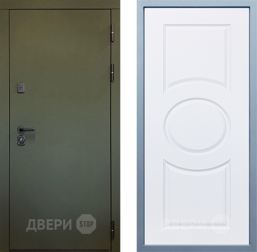 Входная металлическая Дверь Дива МД-61 Д-8 Белый в Подольск