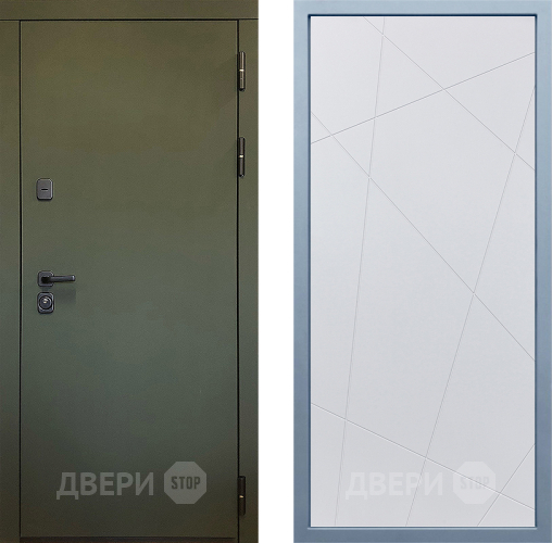 Входная металлическая Дверь Дива МД-61 Д-11 Белый в Подольск