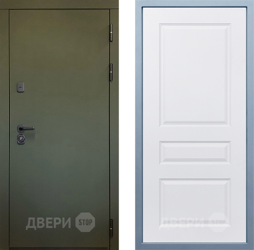 Входная металлическая Дверь Дива МД-61 Д-13 Белый в Подольск
