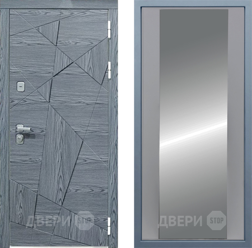 Входная металлическая Дверь Дива МД-97/3 Д-15 Зеркало Силк Маус в Подольск