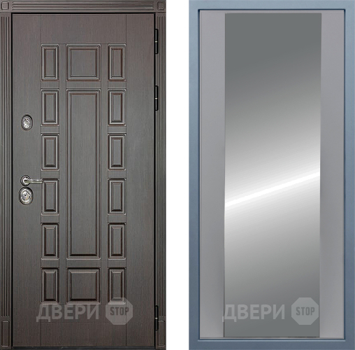 Входная металлическая Дверь Дива МД-38 Д-15 Зеркало Силк Маус в Подольск