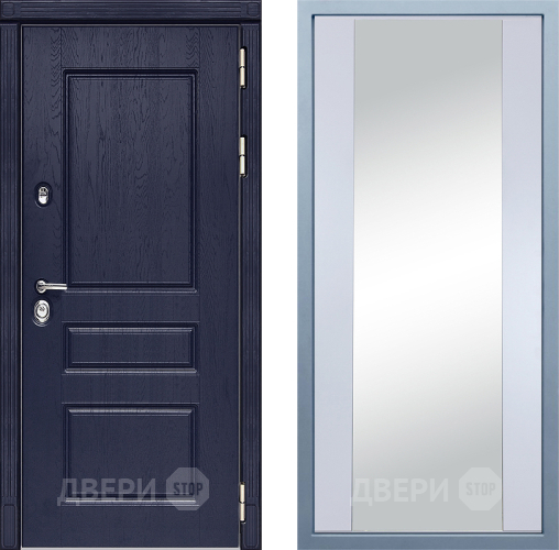 Дверь Дива МД-45 Д-15 Зеркало Белый в Подольск