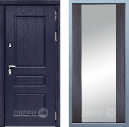Входная металлическая Дверь Дива МД-45 Д-15 Зеркало Венге в Подольск