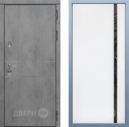 Входная металлическая Дверь Дива МД-48 МХ-46 Белый матовый в Подольск