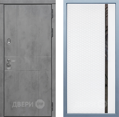 Входная металлическая Дверь Дива МД-48 МХ-47 Белый матовый в Подольск
