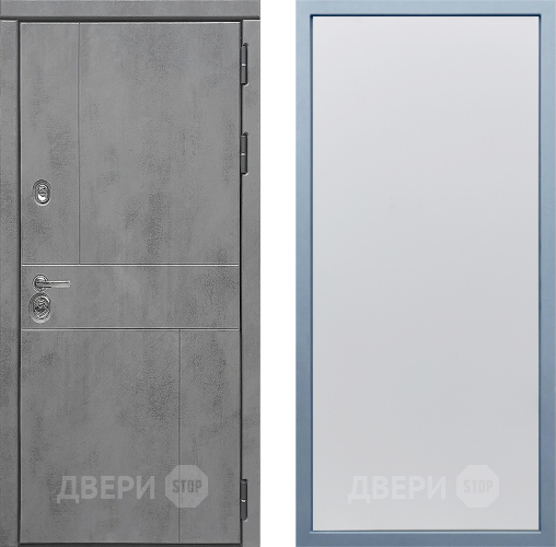Входная металлическая Дверь Дива МД-48 Н-1 Белый в Подольск