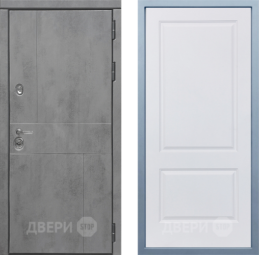 Входная металлическая Дверь Дива МД-48 Д-7 Белый в Подольск