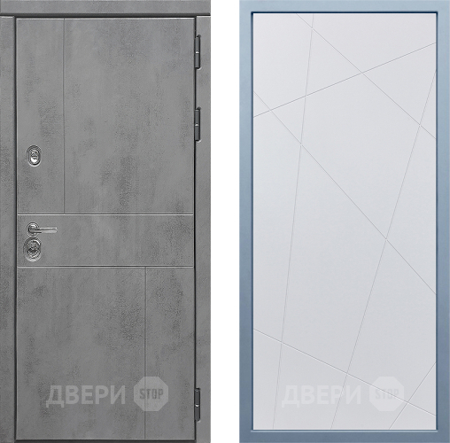 Входная металлическая Дверь Дива МД-48 Д-11 Белый в Подольск