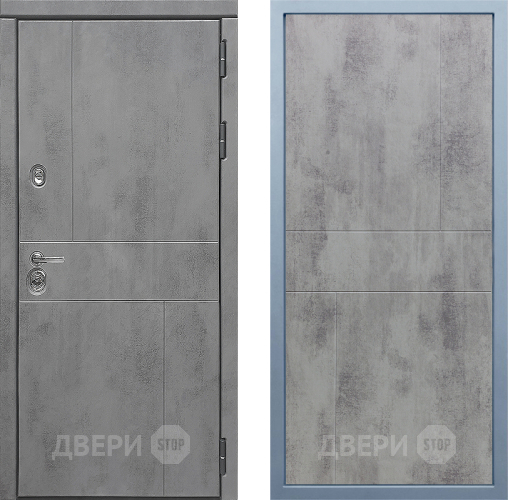 Входная металлическая Дверь Дива МД-48 М-1 Бетон темный в Подольск