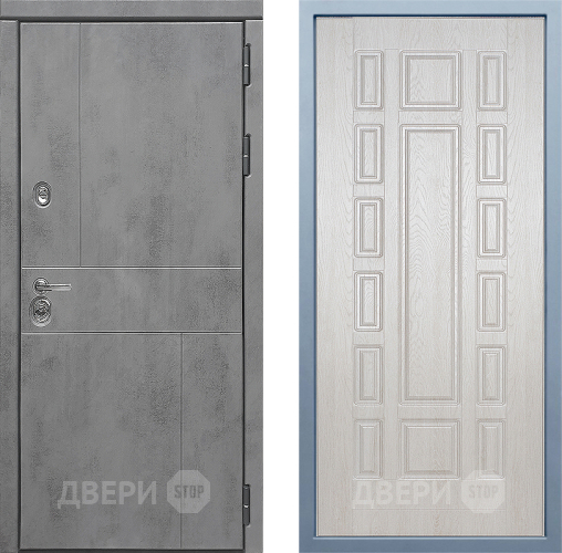 Входная металлическая Дверь Дива МД-48 М-2 Дуб филадельфия крем в Подольск