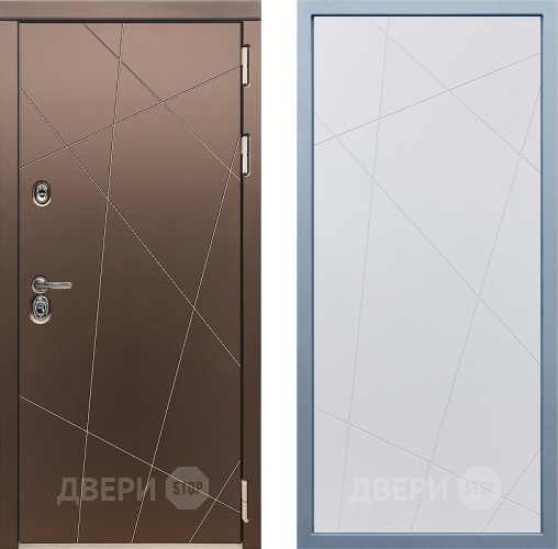 Входная металлическая Дверь Дива МД-50 Д-11 Белый в Подольск